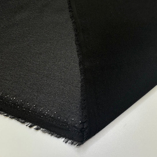 Summer Friendly Evening Wear - Embroidered Chiffon Poly Woven - Black - Bundles