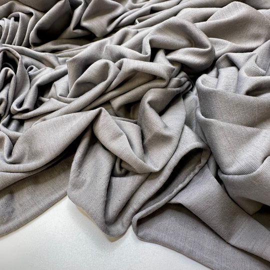 Half Moon Pose - Merino Wool/Spandex Knit - Light Grey - 2M Bundle