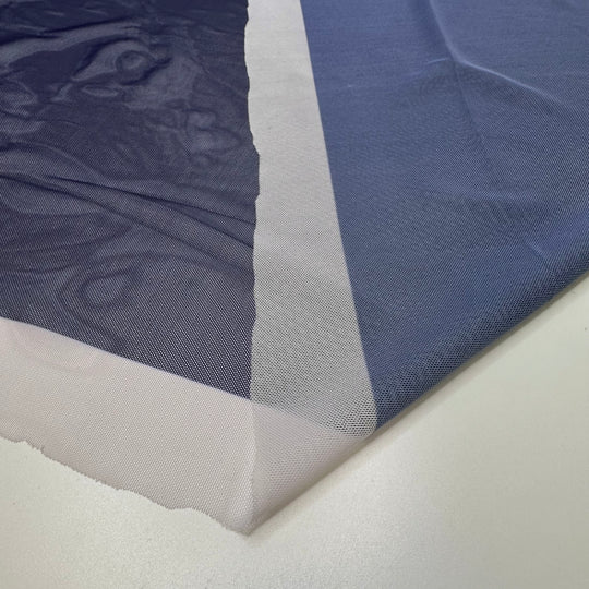 A Cold Glass Of Water - Mesh Poly/Spandex Knit - Navy - Bundles