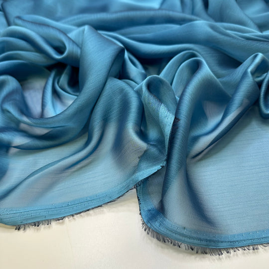 Swimming Every Day - Poly Woven - Blue - Bundles