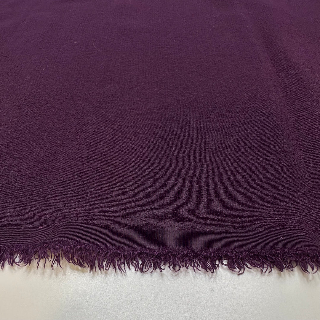 Starting A New Book - Crepe Cotton Blend Woven - Dark Purple - Bundles