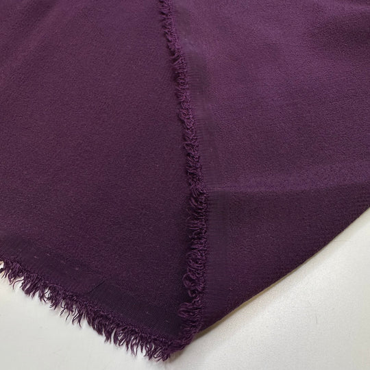 Starting A New Book - Crepe Cotton Blend Woven - Dark Purple - Bundles