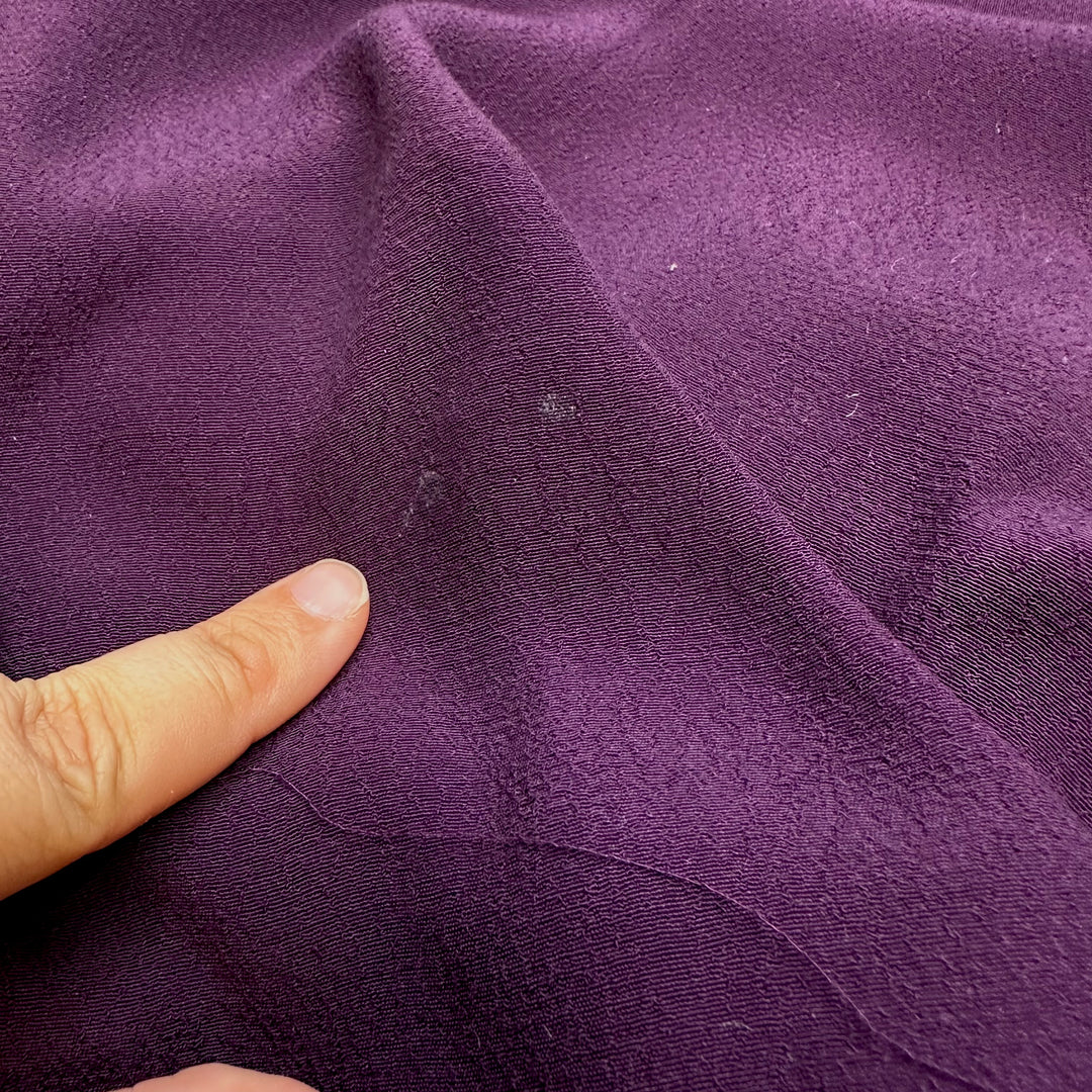 Starting A New Book - Crepe Cotton Blend Woven - Dark Purple - Bundles