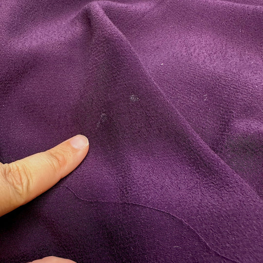 Starting A New Book - Crepe Cotton Blend Woven - Dark Purple - Bundles