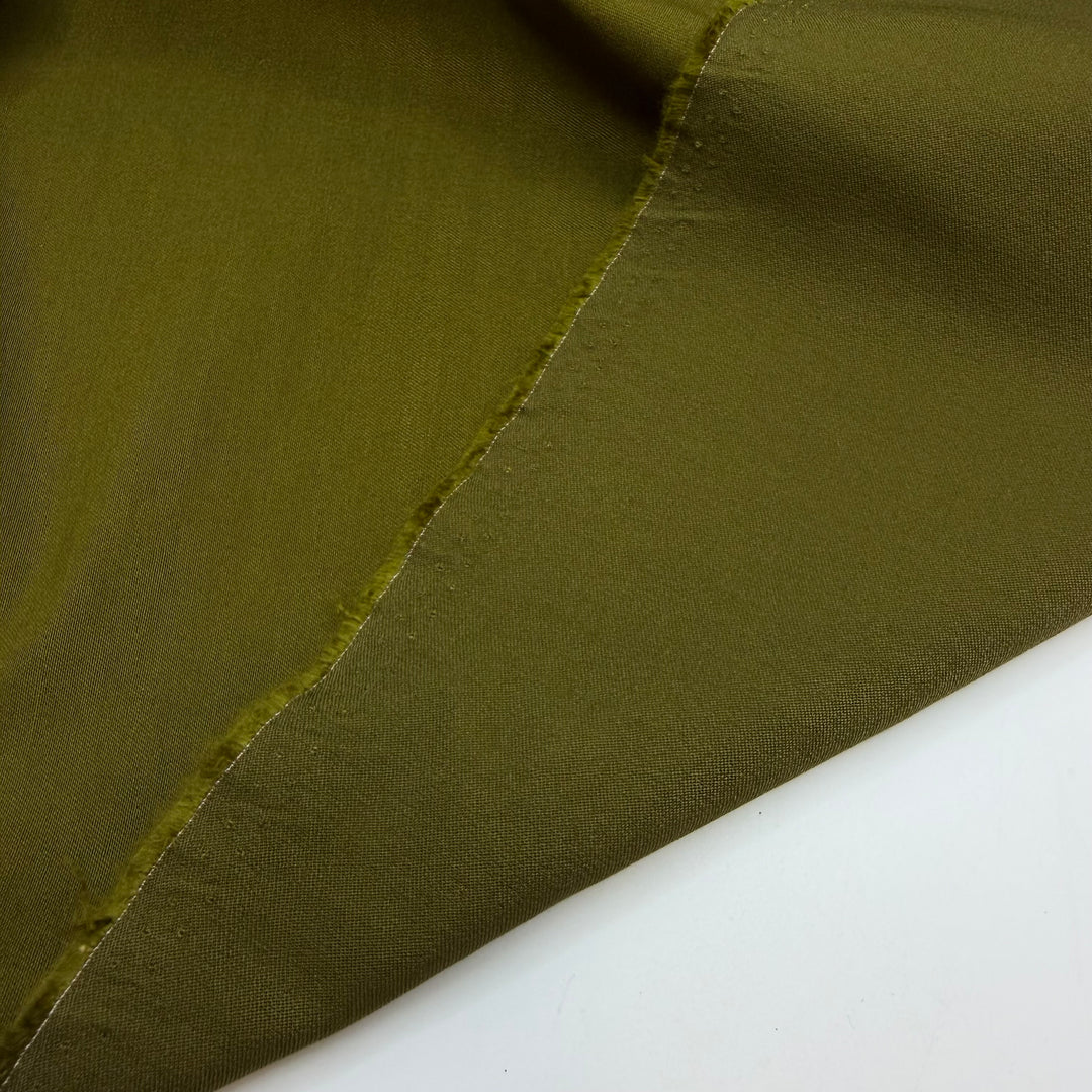 Forest Bathing - Twill Weave Nylon/Spandex Woven - Bright Olive Green - 2M Bundle
