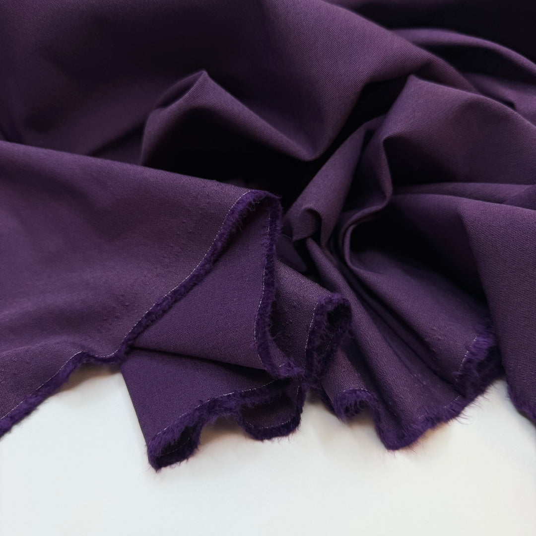 Purple Sea Star Gazing - Twill Weave Nylon/Spandex Woven - Dark Purple - 2M Bundle
