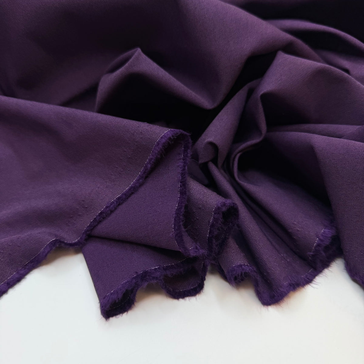 Purple Sea Star Gazing - Twill Weave Nylon/Spandex Woven - Dark Purple - 2M Bundle