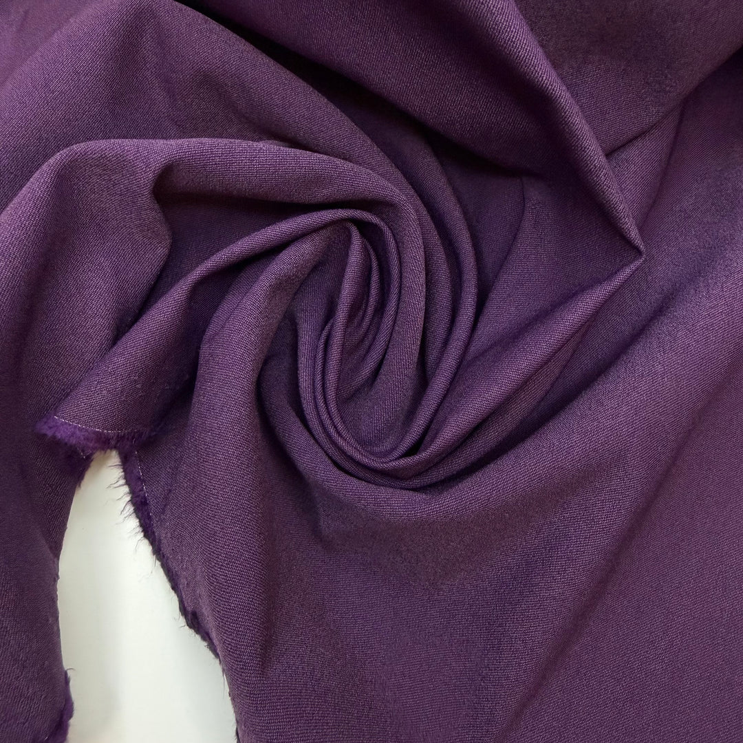 Purple Sea Star Gazing - Twill Weave Nylon/Spandex Woven - Dark Purple - 2M Bundle