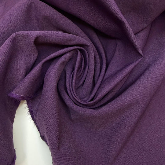 Purple Sea Star Gazing - Twill Weave Nylon/Spandex Woven - Dark Purple - 2M Bundle