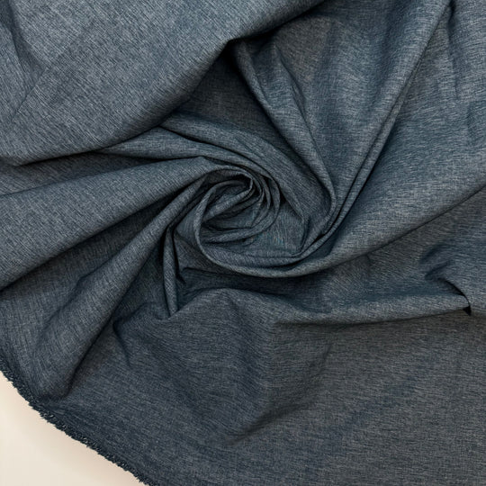 Deep Water Dive - DWR Poly Woven - Dark Blue Heathered - 2M Bundle