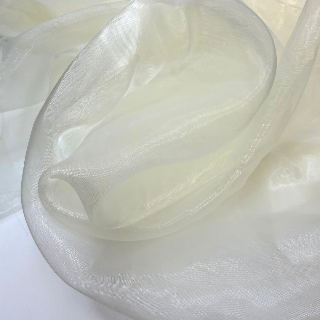 Champagne Bubbles - Organza Poly Woven - Champagne Cream - Bundles