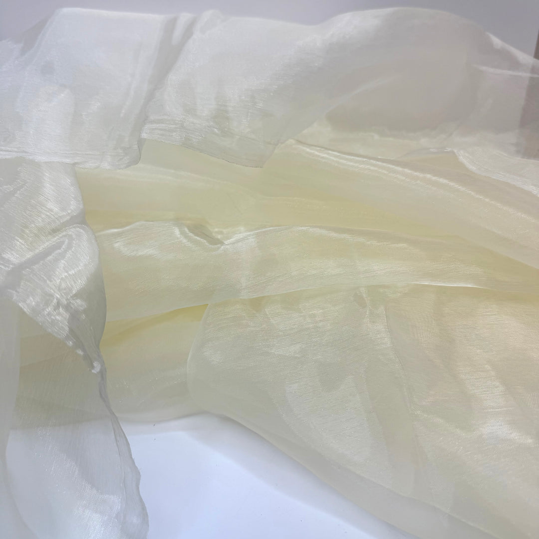 Champagne Bubbles - Organza Poly Woven - Champagne Cream - Bundles