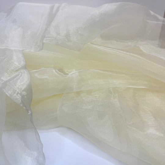 Champagne Bubbles - Organza Poly Woven - Champagne Cream - Bundles