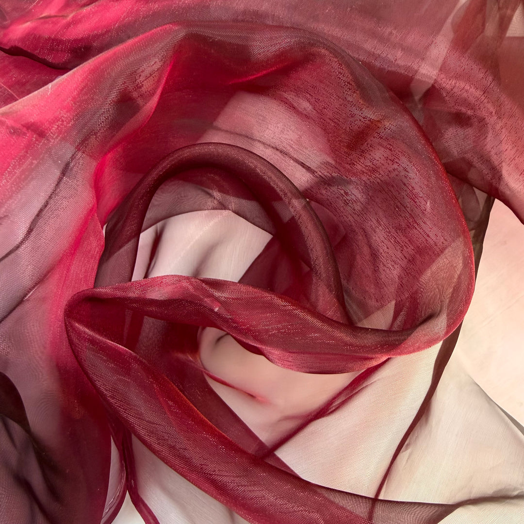 Vampire Kiss - Organza Poly Woven - Burgundy - Bundles