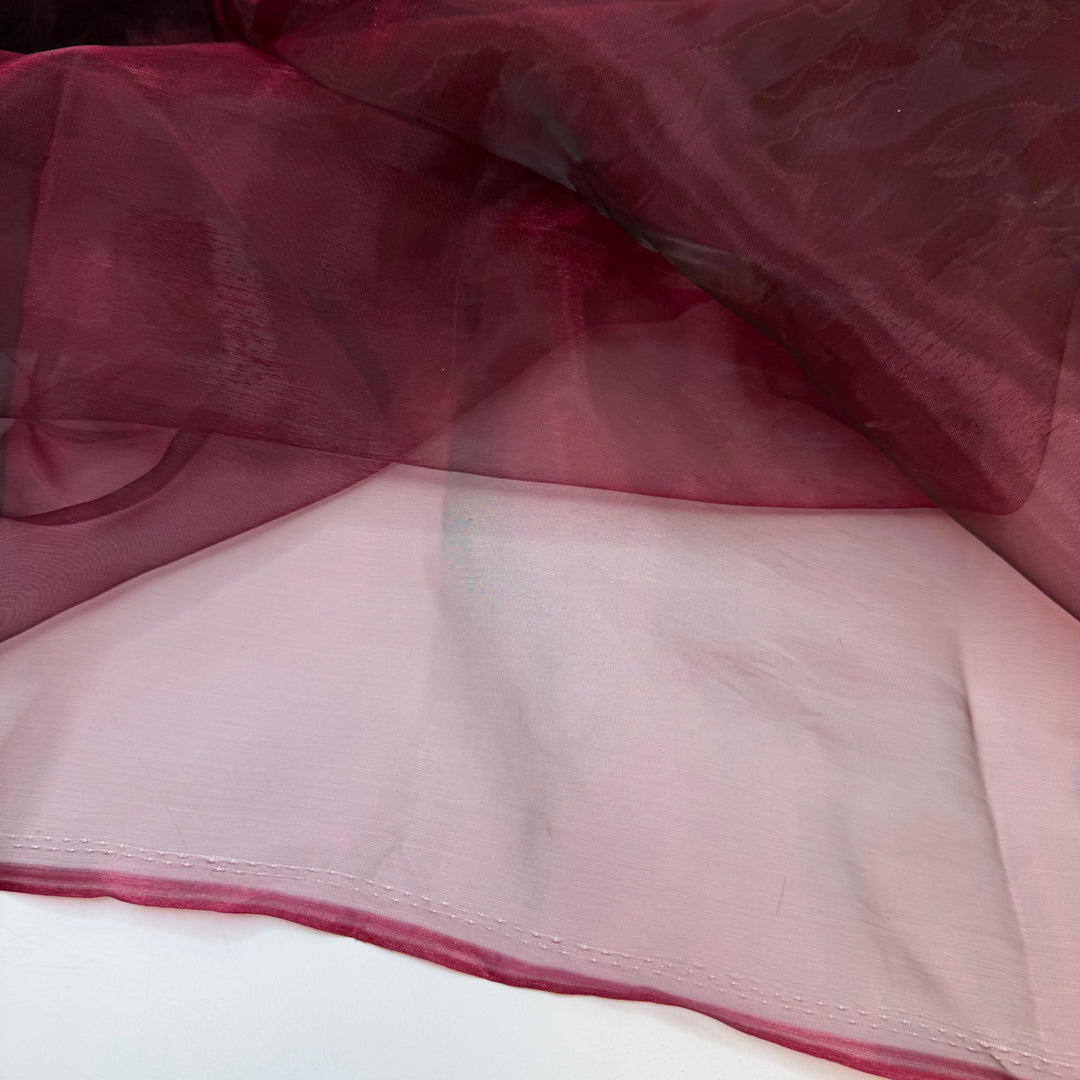 Vampire Kiss - Organza Poly Woven - Burgundy - Bundles