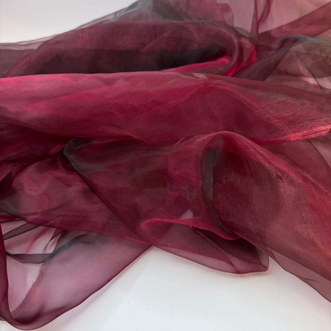 Vampire Kiss - Organza Poly Woven - Burgundy - Bundles