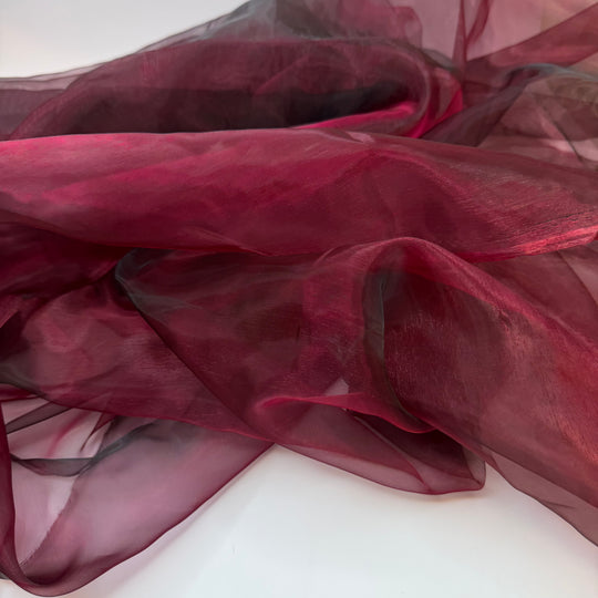 Vampire Kiss - Organza Poly Woven - Burgundy - Bundles