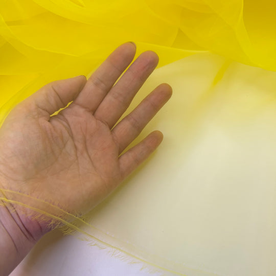 Bit Of Sunshine - Organza Poly Woven - Yellow - Bundles