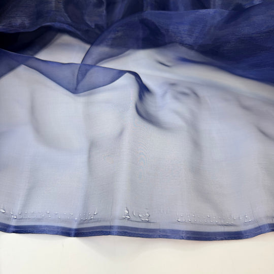 Jewelled Lapis - Organza Poly Woven - Dark Navy - Bundles