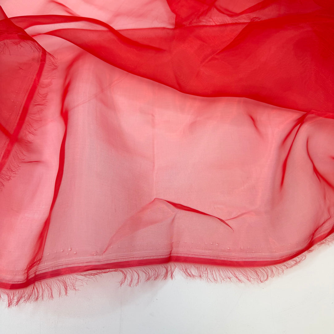 Ruby Red - Organza Poly Woven - Red - Bundles