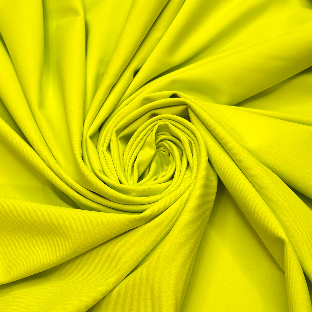 Quirky Turkey - Jersey Poly/Spandex Knit - Light Green/Yellow - Bundles