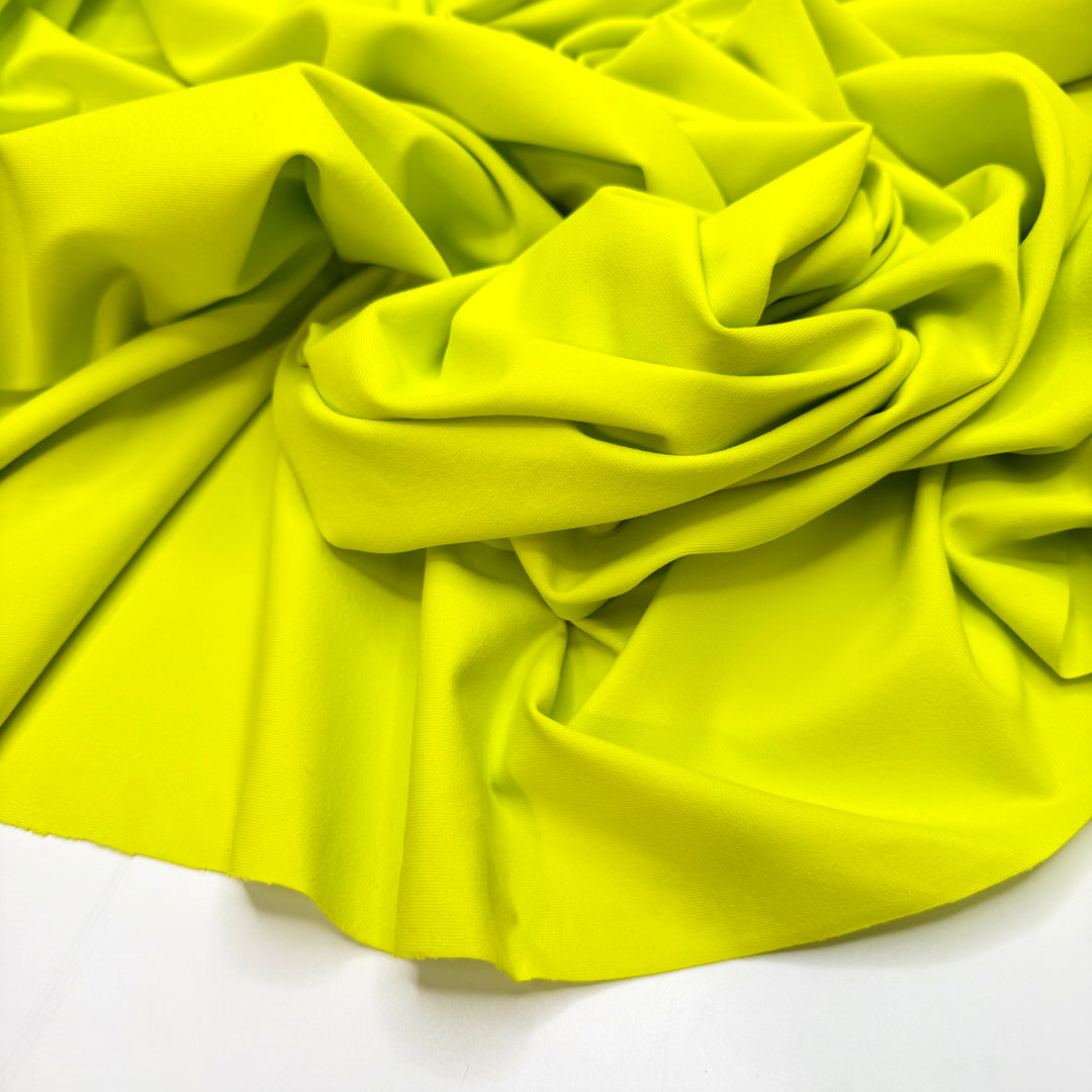 Quirky Turkey - Jersey Poly/Spandex Knit - Light Green/Yellow - Bundles