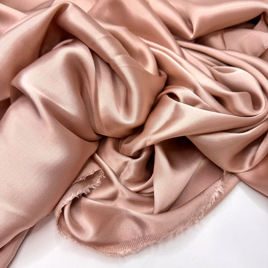 Flourishing - Satin Cotton Woven - Light Pink - 2M Bundle