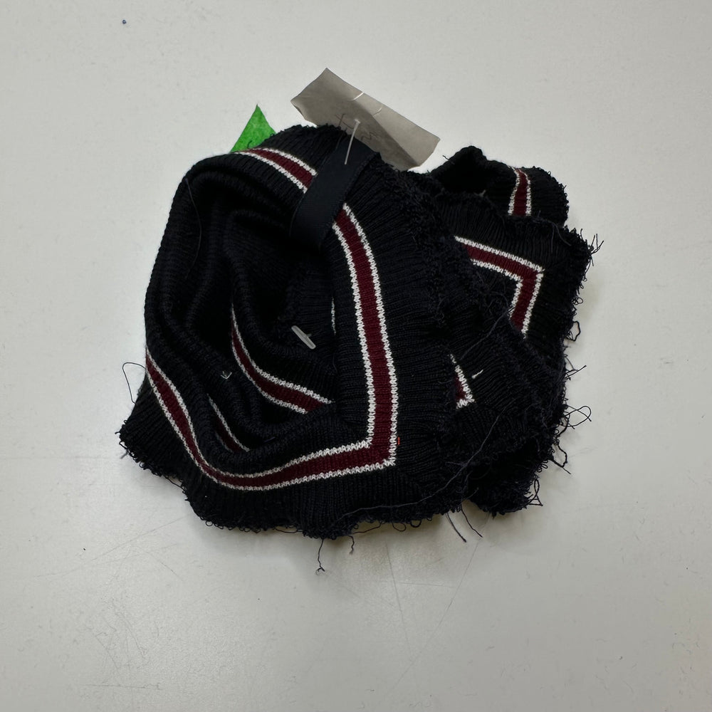 Collars Ribbing - Navy/Burgundy Stripes - 10 Pack