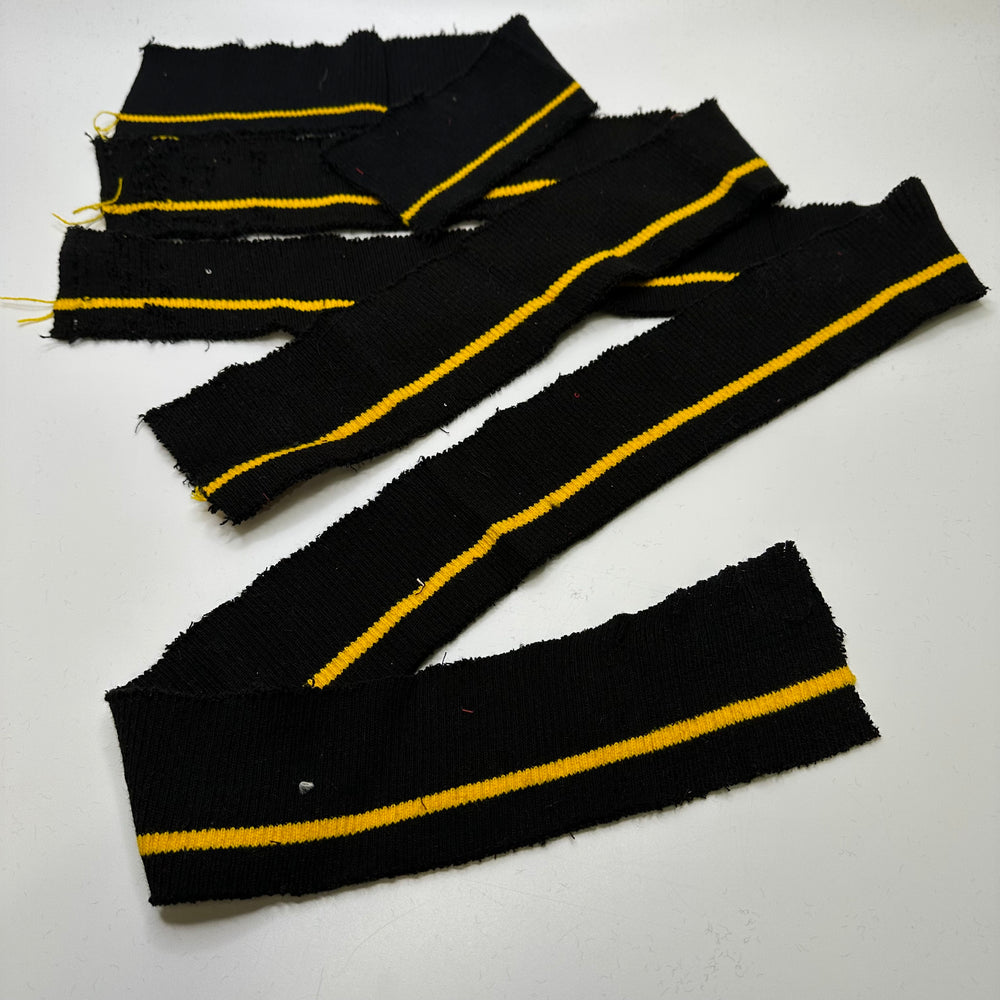 Ribbing - Black/Yellow Stripes - 9 Pack