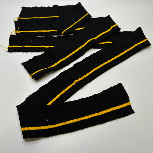 Ribbing - Black/Yellow Stripes - 9 Pack