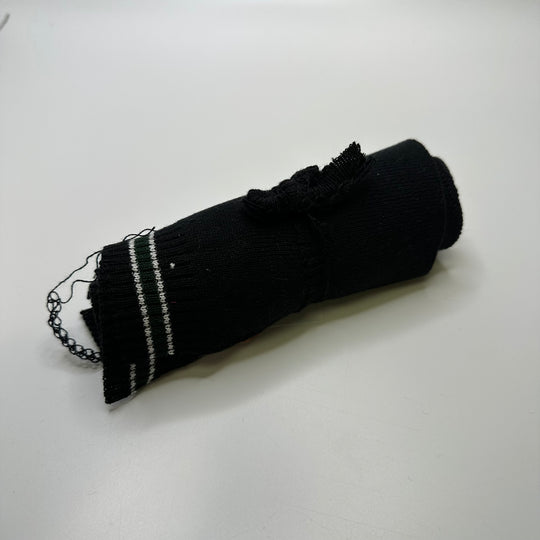 Cuffs Ribbing - Black/Green Stripes - 9 Pack