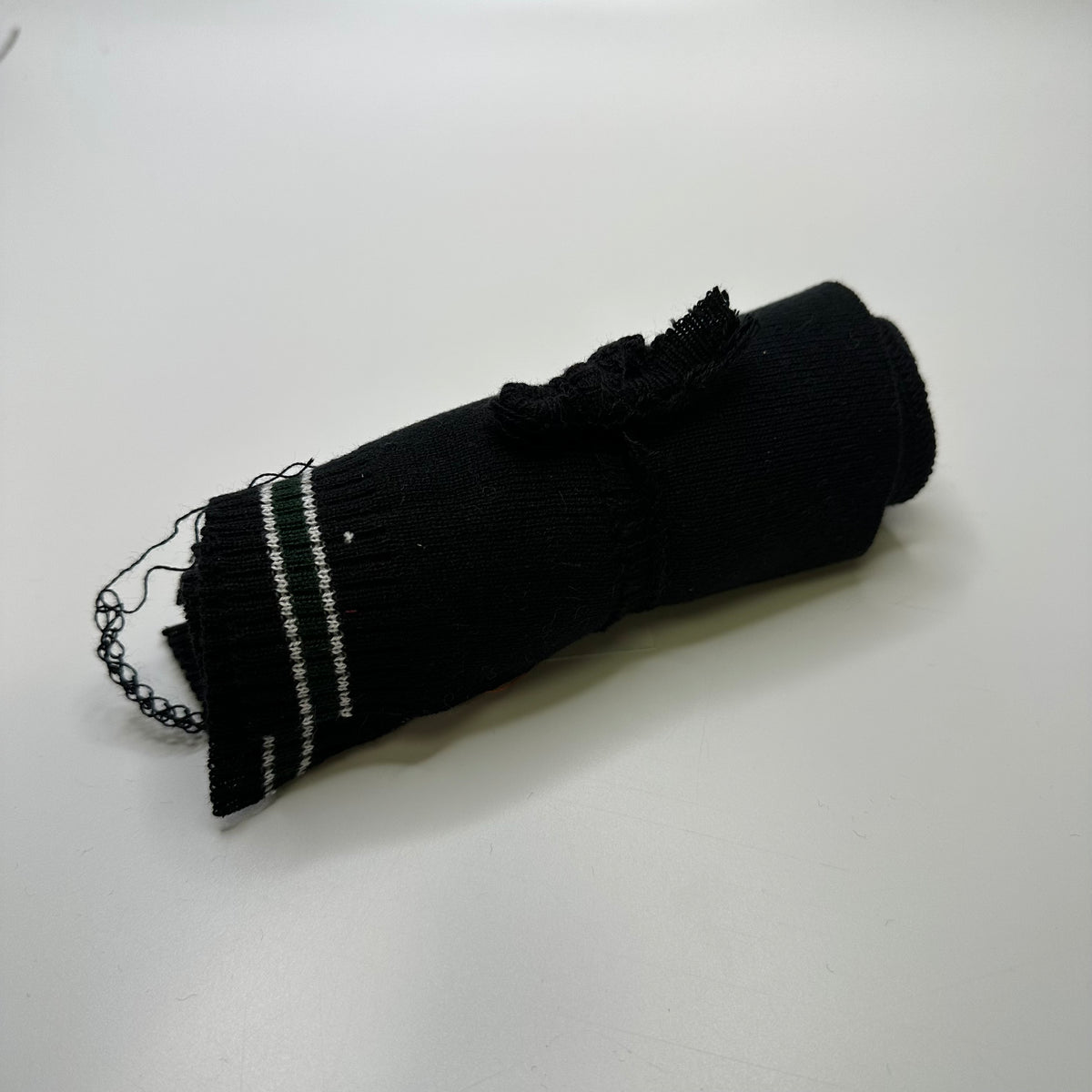 Cuffs Ribbing - Black/Green Stripes - 9 Pack