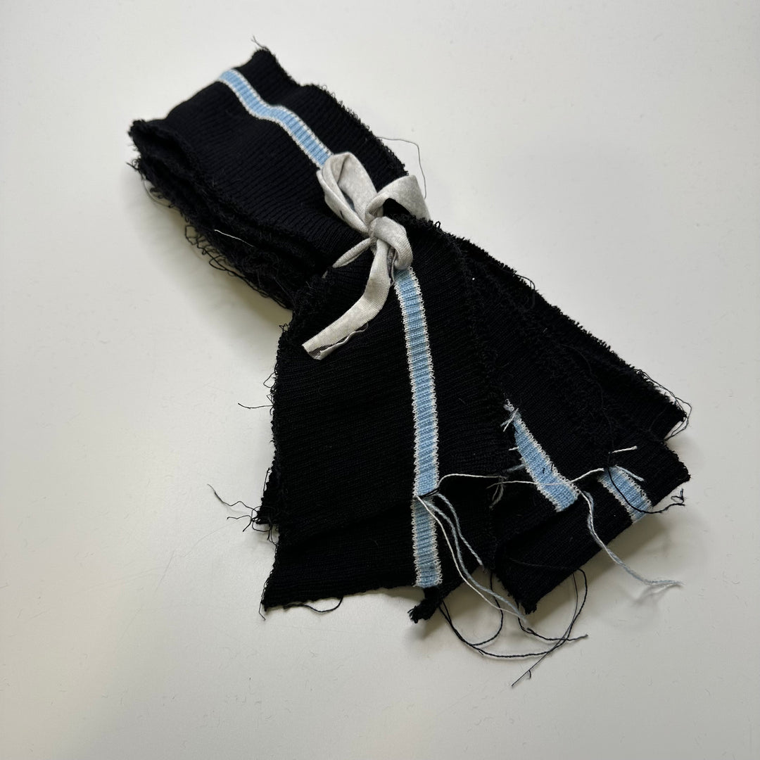 Ribbing - Light Black/Blue Stripes - 4 Pack
