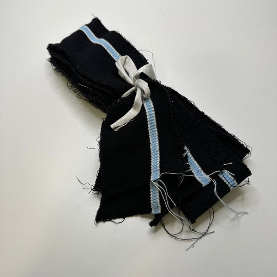 Ribbing - Light Black/Blue Stripes - 4 Pack