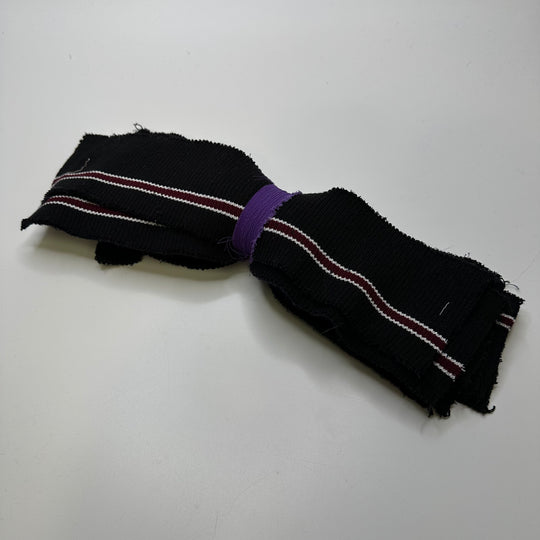 Ribbing - Black/Red Stripes - 12 Pack