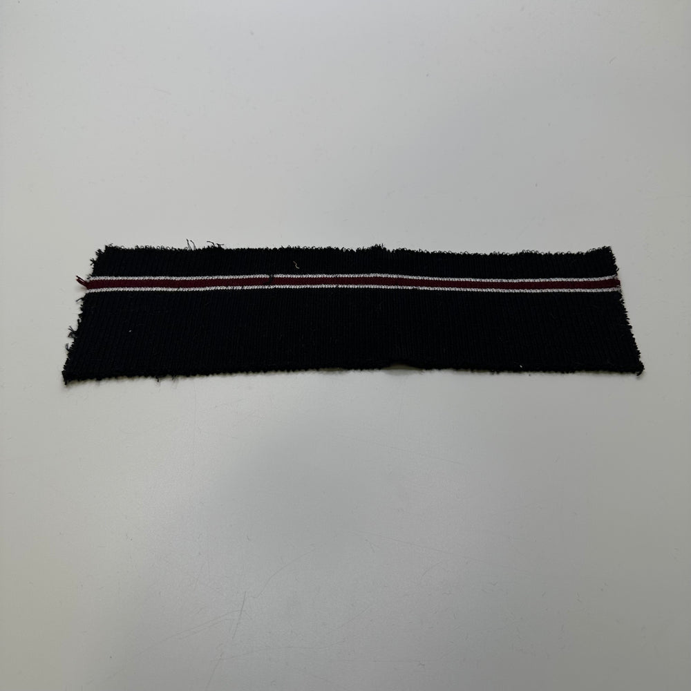 Ribbing - Black/Red Stripes - 6 Pack