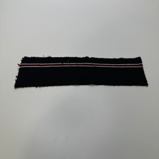 Ribbing - Black/Red Stripes - 6 Pack