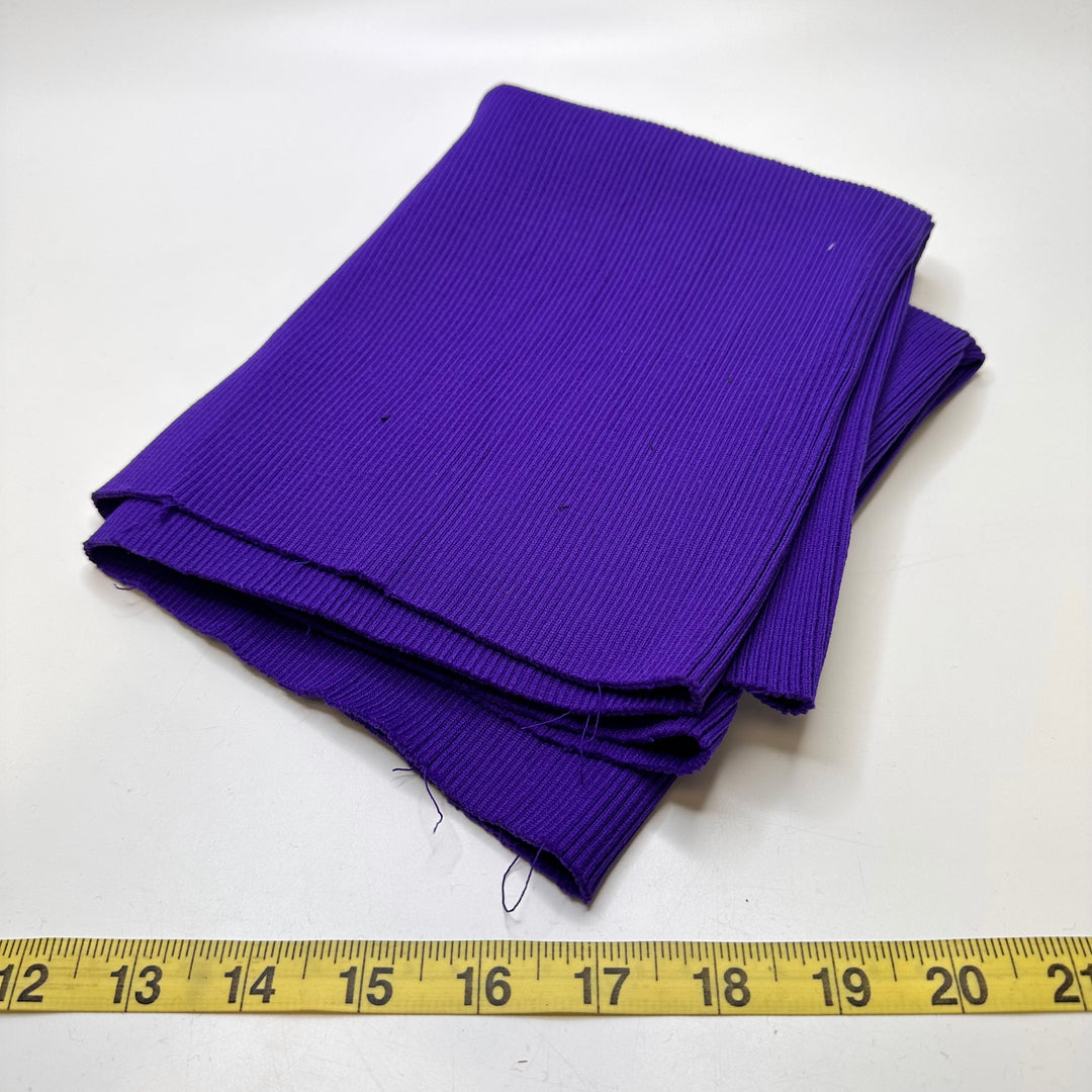 Multi-Use Ribbing - Double Width - Purple
