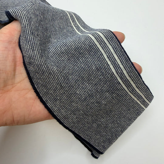 Ribbing - Black/White Stripes - 2 Pack