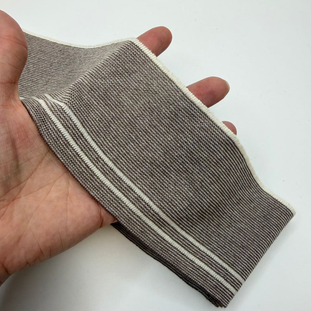 Ribbing - Beige/Cream Stripes - 2 Pack