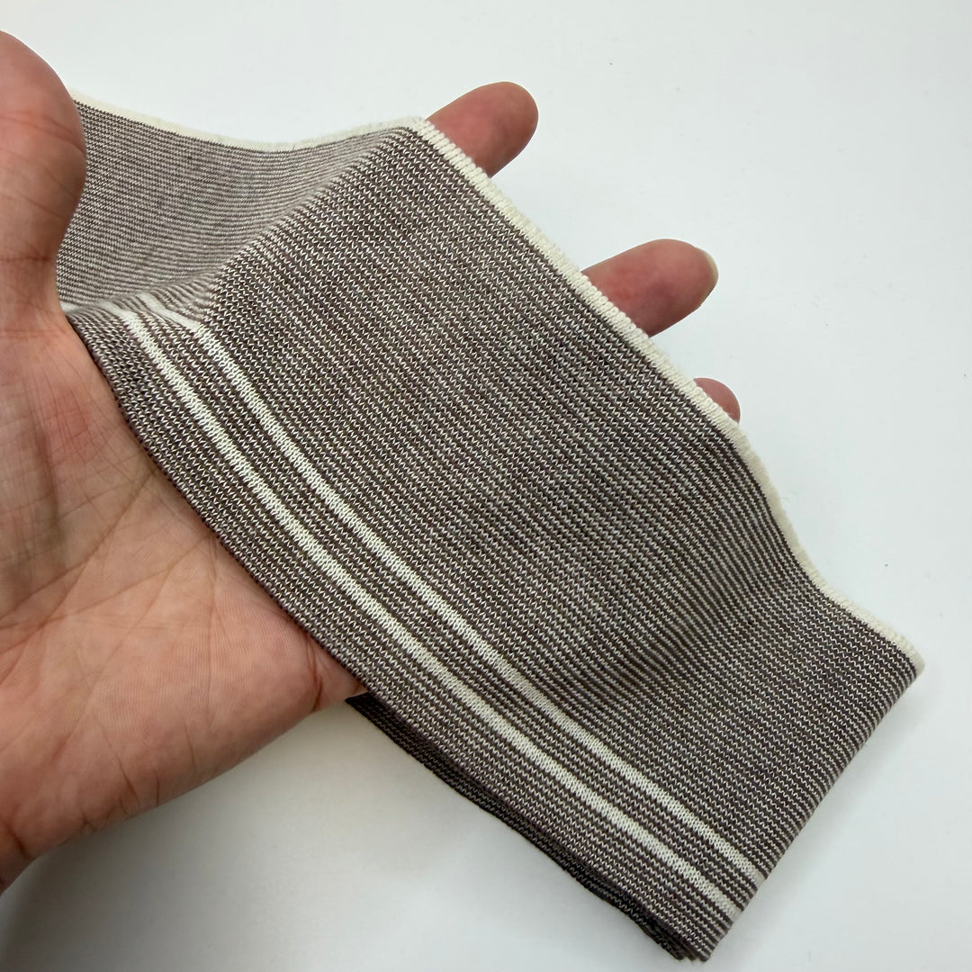Ribbing - Beige/Cream Stripes - 2 Pack