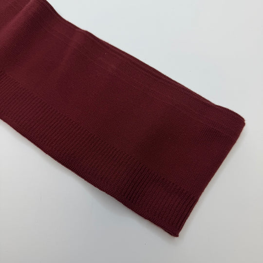 Ribbing - Double Width - Burgundy - 2 Pack