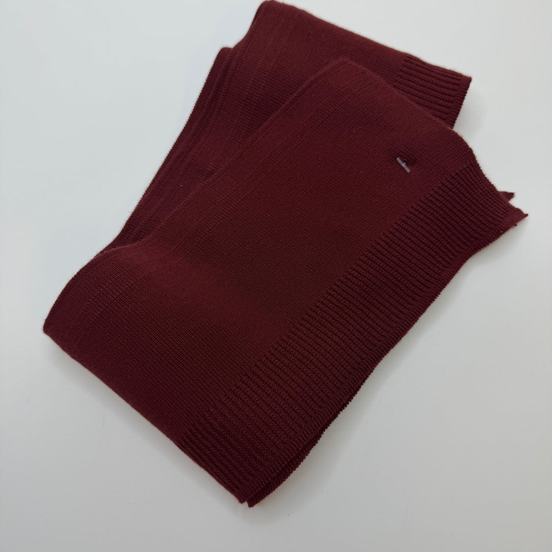Ribbing - Double Width - Burgundy - 2 Pack