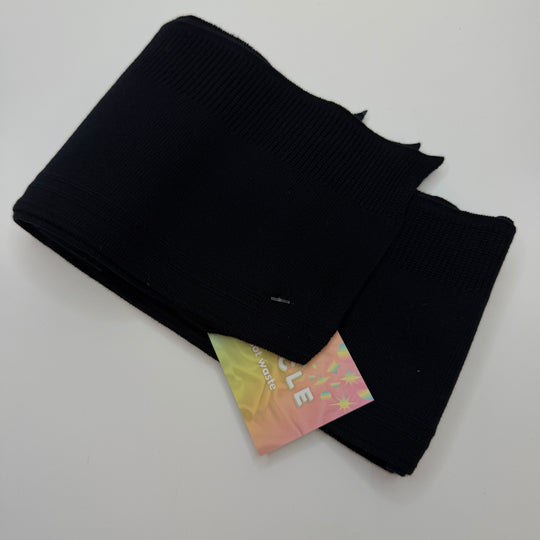 Ribbing - Double Width - Black - 2 Pack