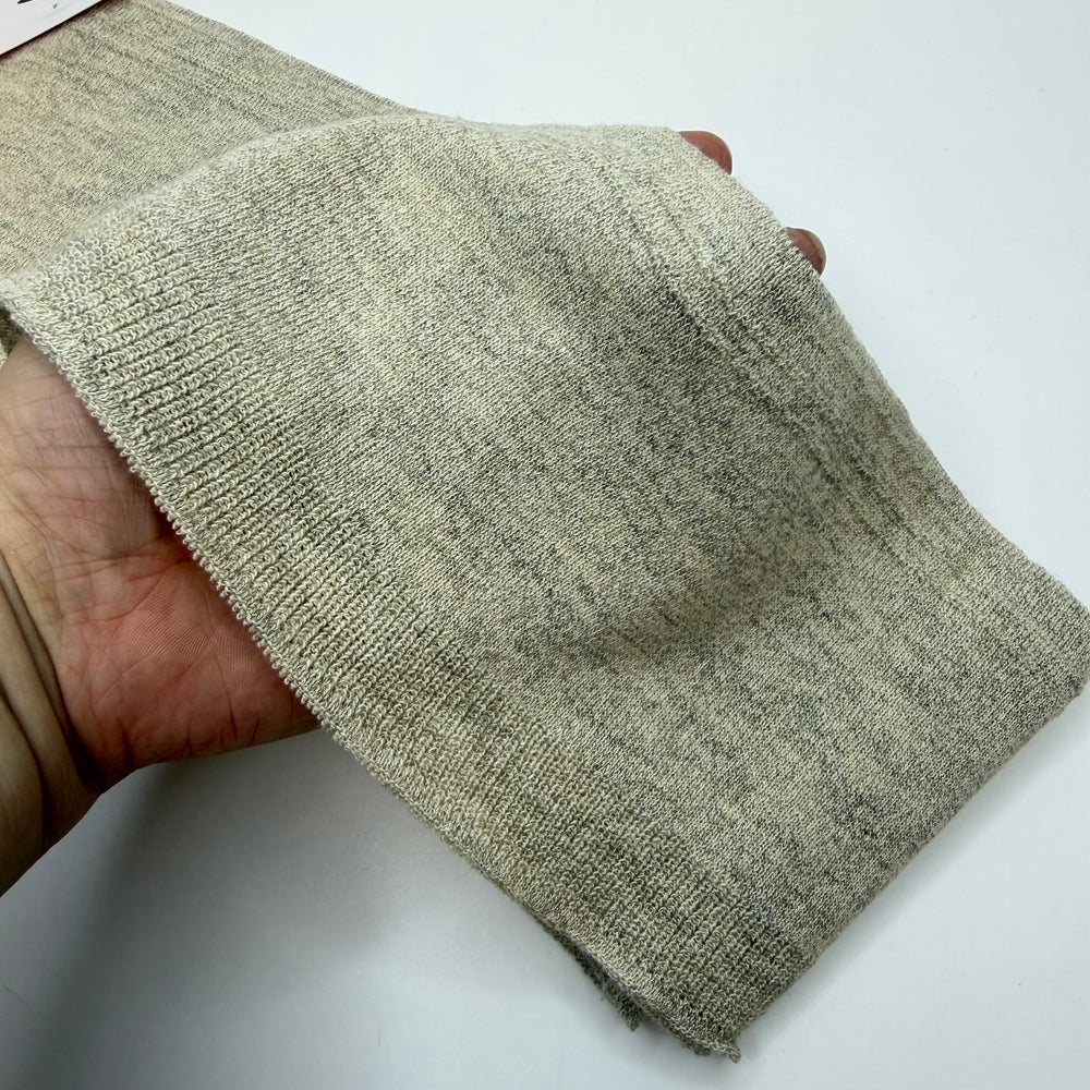 Ribbing - Double Width - Light Beige/Oatmeal - 2 Pack