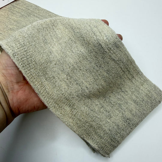 Ribbing - Double Width - Light Beige/Oatmeal - 2 Pack