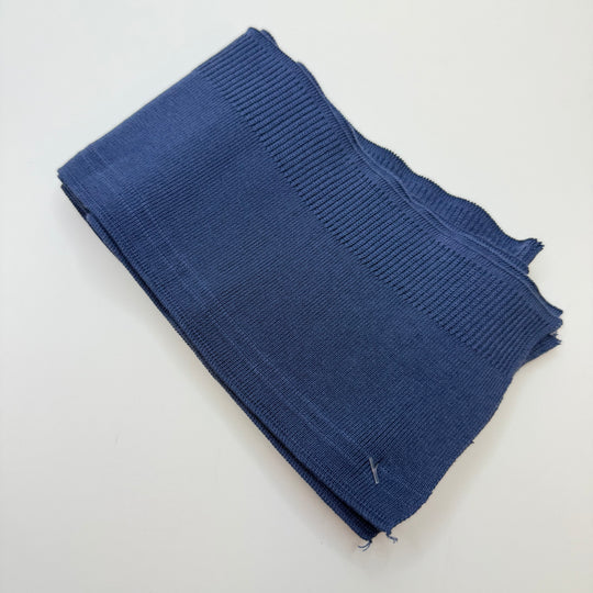 Ribbing - Double Width - Blue - 2 Pack