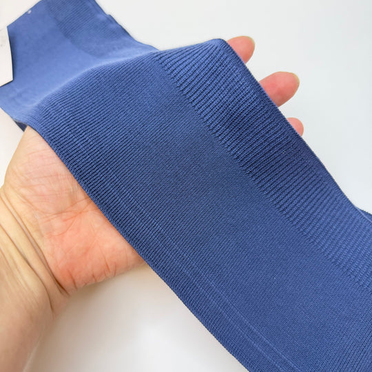 Ribbing - Double Width - Blue - 2 Pack
