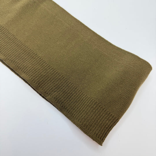 Ribbing - Double Width - Olive Green - 2 Pack