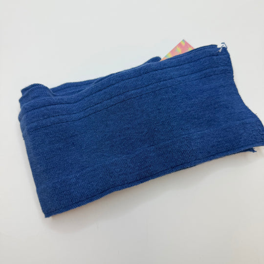 Ribbing - Double Width - Blue - 2 Pack